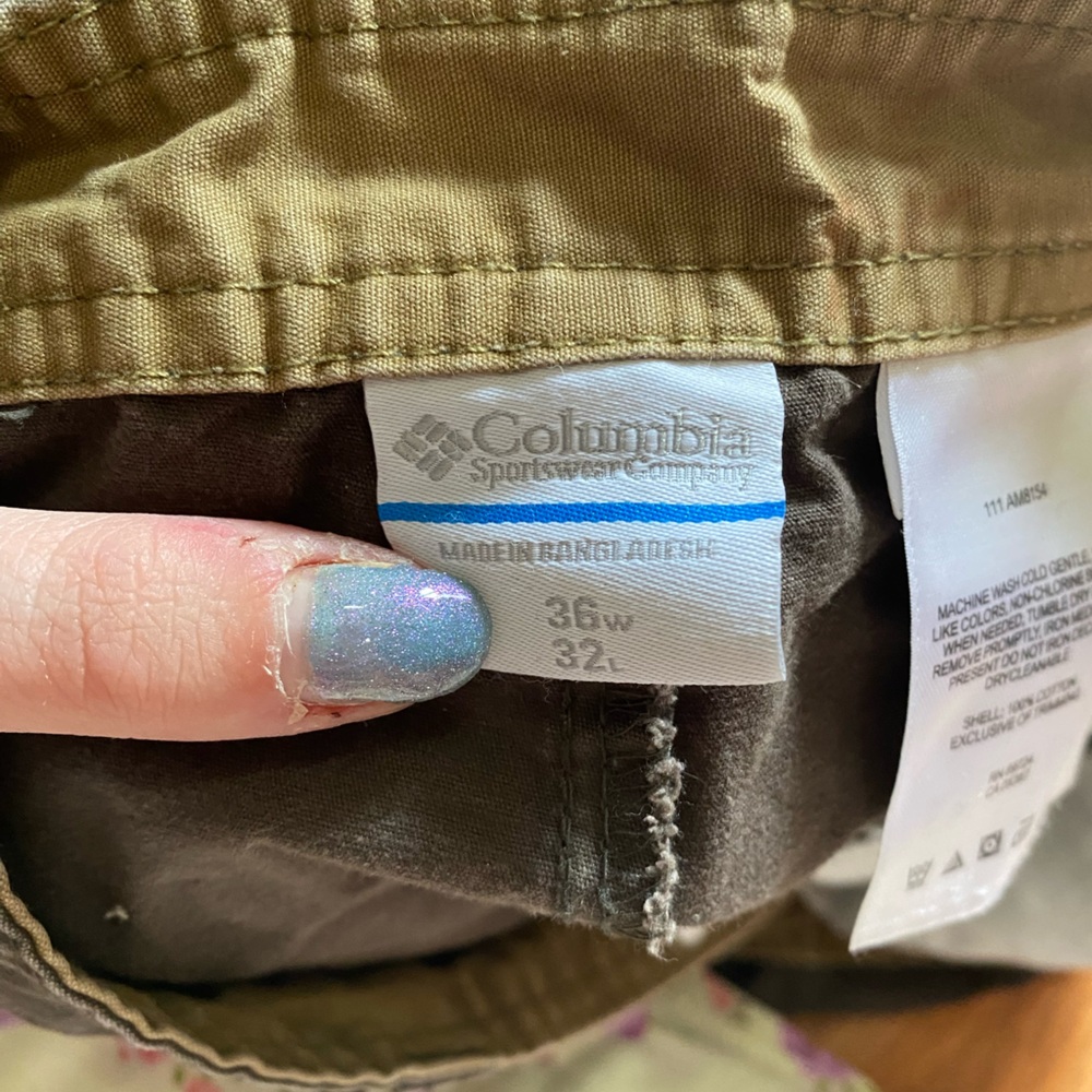 Columbia Men's Charcoal Cargo Pants - Picture 4 of 5